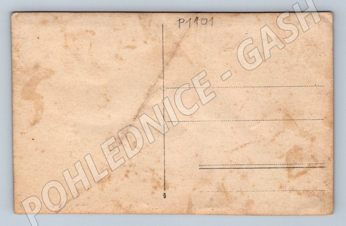 Pohlednice portrét muže v uniformě ČB (P1101)