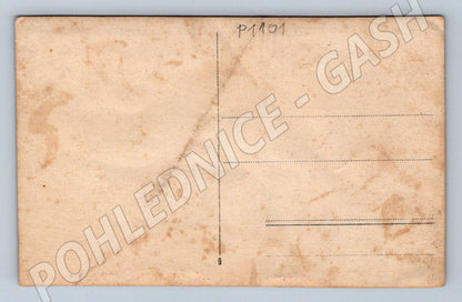 Pohlednice portrét muže v uniformě ČB (P1101)