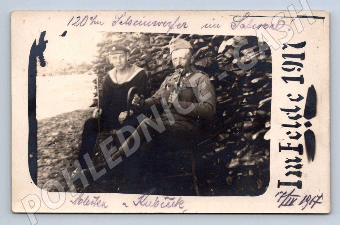Pohlednice Rakousko Uhersko 1916 voják první světová válka (P1135)