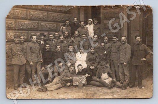 Pohlednice vojáci zdravotníci 1917 1 světová válka (P1145)