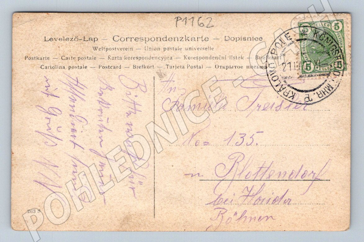 Pohlednice Rakousko Uhersko voják v uniformě etnografie (P1162)