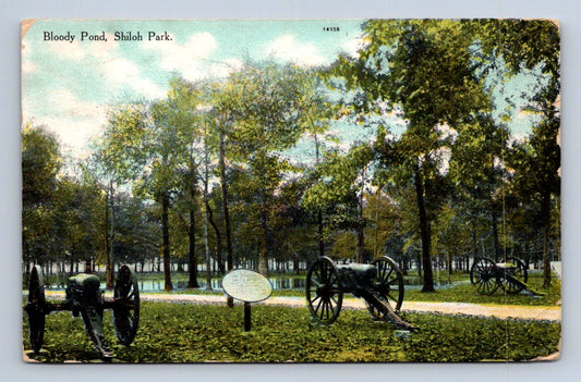 Pohlednice USA Bloody Pond Shiloh Park 1910 (P1195)