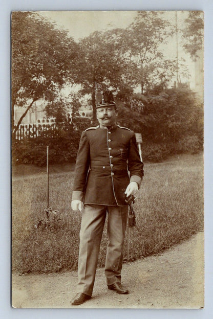 Pohlednice Rakousko Uhersko voják v uniformě PP Praha (P1196)