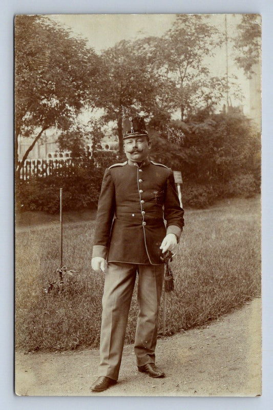Pohlednice Rakousko Uhersko voják v uniformě PP Praha (P1196)