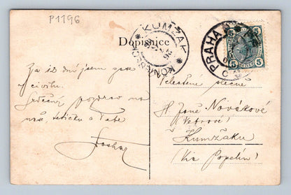 Pohlednice Rakousko Uhersko voják v uniformě PP Praha (P1196)