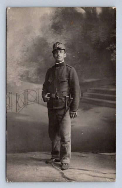 Pohlednice voják rakousko uherské armády 1915 1 světová válka (P1200)