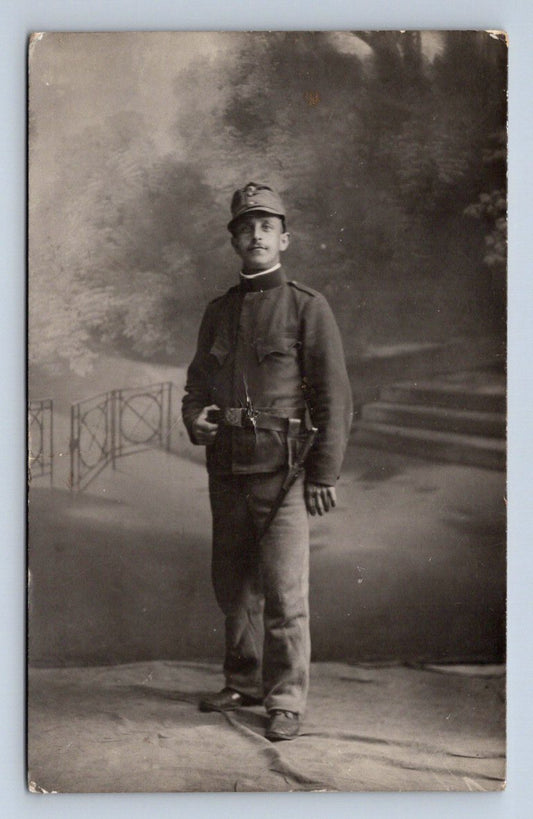 Pohlednice voják rakousko uherské armády 1915 1 světová válka (P1200)