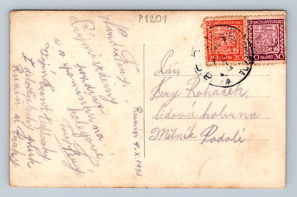 Pohlednice Ruzyně Pomník  legionářů dělostřelecký pluk 1931 (P1201)