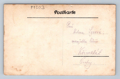 Pohlednice Křivoklát rakousko uherský voják WW1 1915 (P1203)