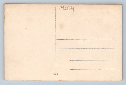 Pohlednice venkovská krajina plot muži etnografie (P1204)
