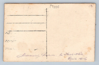 Pohlednice jezdci na koních v lese 1916 (P1206)