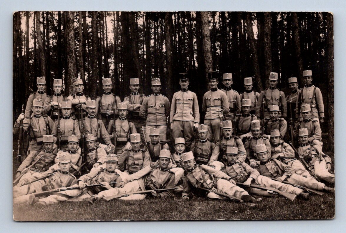 Pohlednice Vysoké Mýto Rakousko uherská armáda 1914 (P1208)