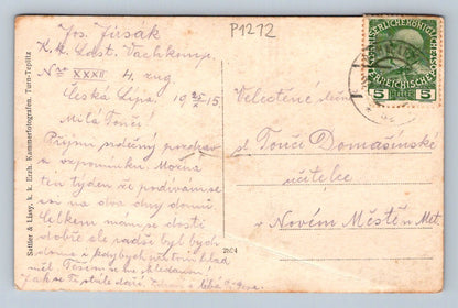 Pohlednice Česká Lípa RU vojáci PP 1915 1 světová válka (P1212)