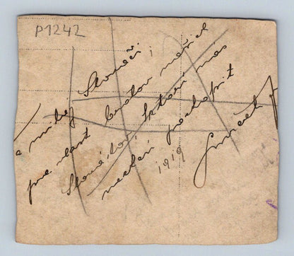 Pohlednice slovenský voják psaná 1919 (P1242)