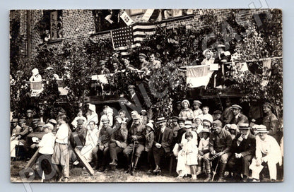 Pohlednice společenská událost vojáci vlajka USA (P1257)