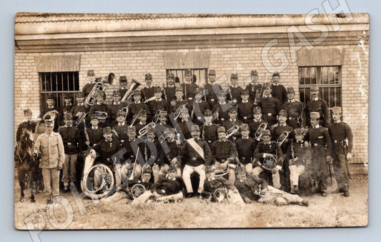 Pohlednice Rakousko Uhersko vojenská kapela 1910 (P1264)