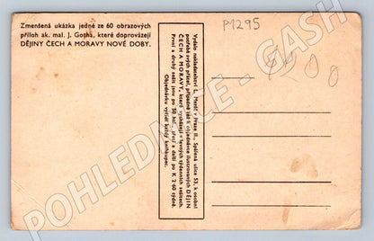Pohlednice Odpor Moravanů u letohrádku Hvězda podle J Gotha (P1295)
