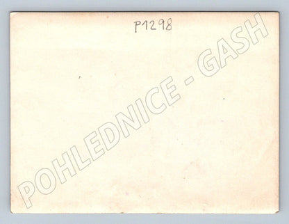 Pohlednice jezdec na koni ČB (P1298)