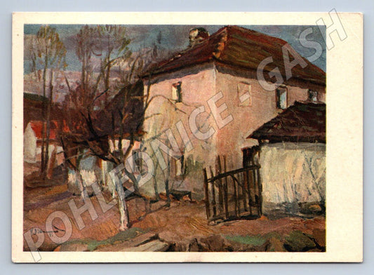 Pohlednice V Zikmund Mlýn v předjaří malířství čistá (P1345)