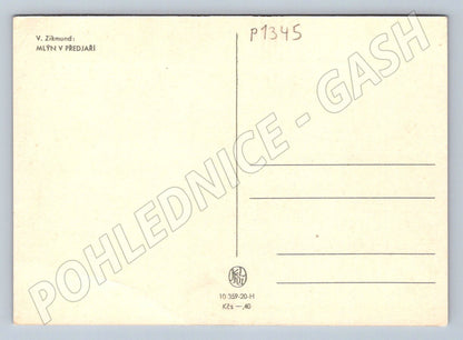 Pohlednice V Zikmund Mlýn v předjaří malířství čistá (P1345)