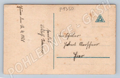 Pohlednice gratulace k prvnímu školnímu dni 1928 (P1350)