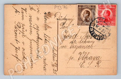 Pohlednice Slovinsko květiny a krajina zn Království SHS 1925 (P1376)