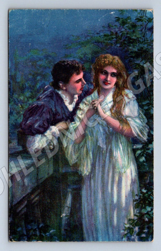 Pohlednice Romeo a Julie malířský motiv (P1380)