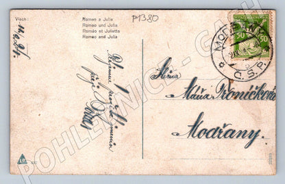 Pohlednice Romeo a Julie malířský motiv (P1380)