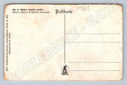 Pohlednice Dětský výlet v přírodě barevná (P1385)