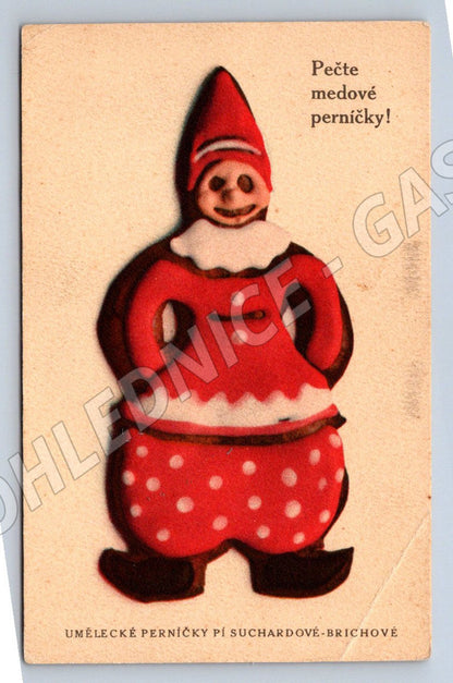 Pohlednice Vánoční perníček ČR (P1390)