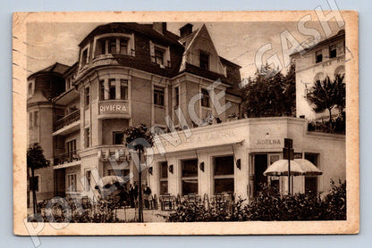 Pohlednice Luhačovice vila Riviera restaurace a kavárna (P1420)