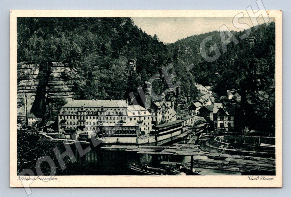 Pohlednice Elbsandsteingebirge Herrnskretschen (P1426)