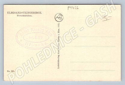 Pohlednice Elbsandsteingebirge Herrnskretschen (P1426)