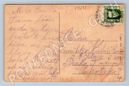 Pohlednice Jičín s památníky 1918 (P1431)