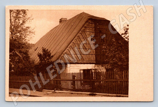 Pohlednice Jiráskův Hronov Kalinův domek etnografická (P1439)