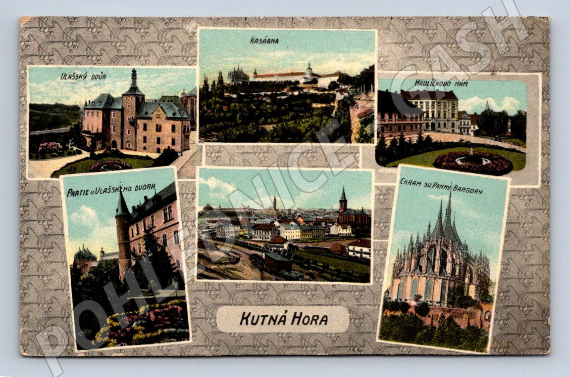 Pohlednice Kutná Hora historické památky (P1442)
