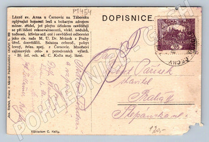 Pohlednice lázeňský hostinec sv Anna u Černovic (P1454)