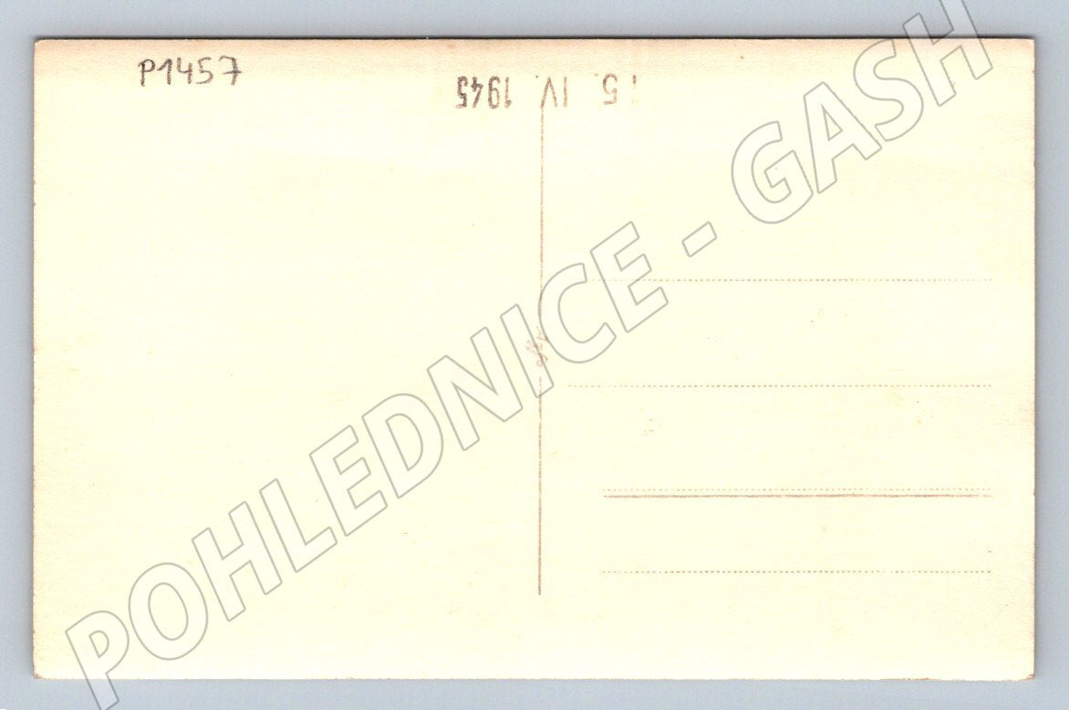Pohlednice řeka lodní doprava 1945 (P1457)