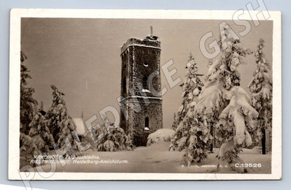 Pohlednice Krkonoše Žalý rozhledna 1921 (P1462)