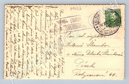 Pohlednice Československo kostel a krajina 1934 (P1463)