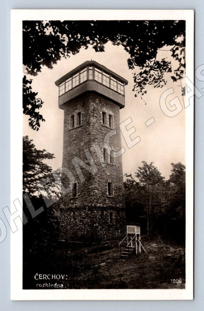 Pohlednice Čerchov rozhledna ČB (P1465)