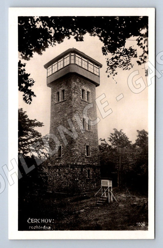 Pohlednice Čerchov rozhledna ČB (P1465)