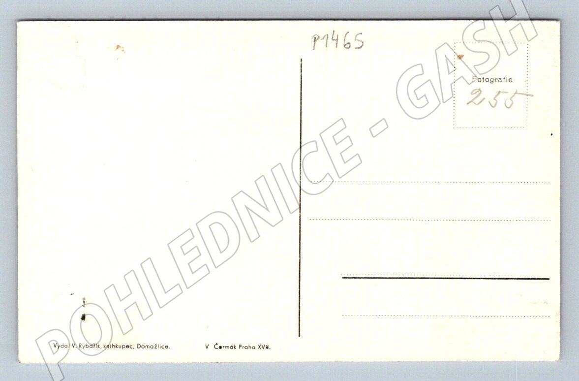 Pohlednice Čerchov rozhledna ČB (P1465)