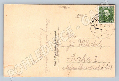 Pohlednice Tábor u Lomnice nad Popelkou vodárenská věž 1942 (P1467)