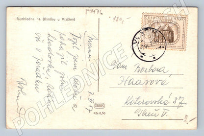 Pohlednice Blaník u Vlašimi rozhledna ČB (P1476)