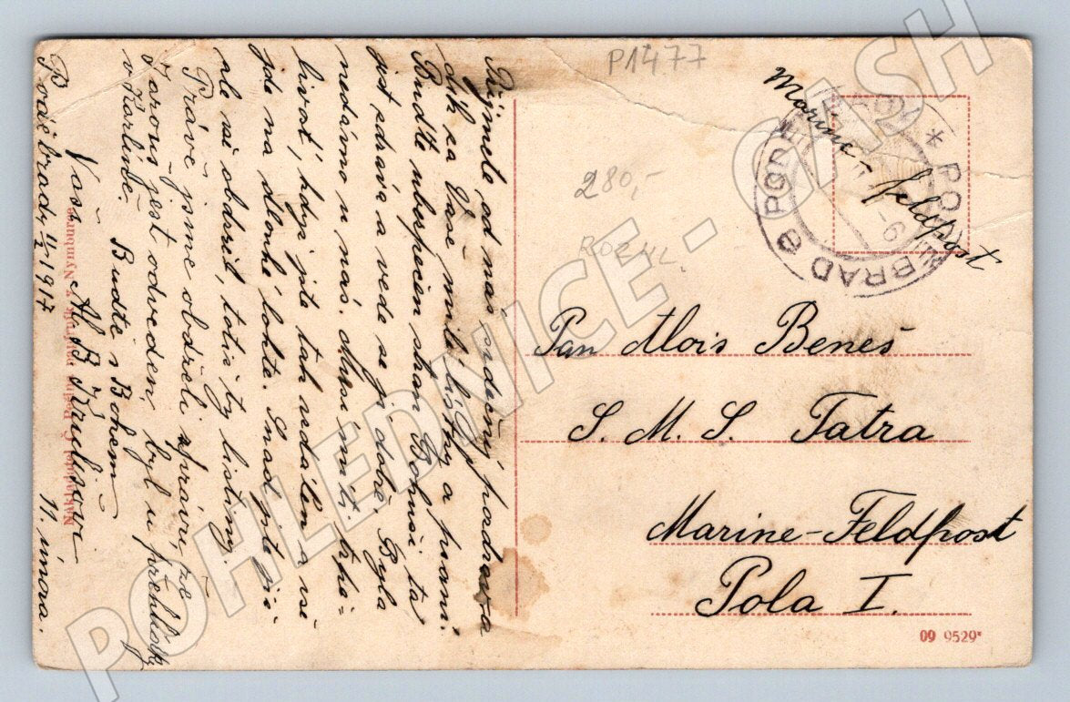 Pohlednice Nymburk partie v parku (P1477)