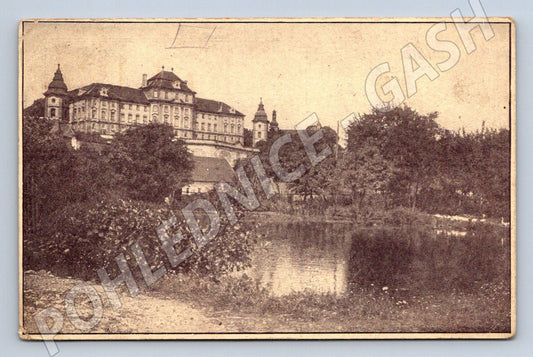 Pohlednice Chotěšov zámek s vodní plochou (P1478)