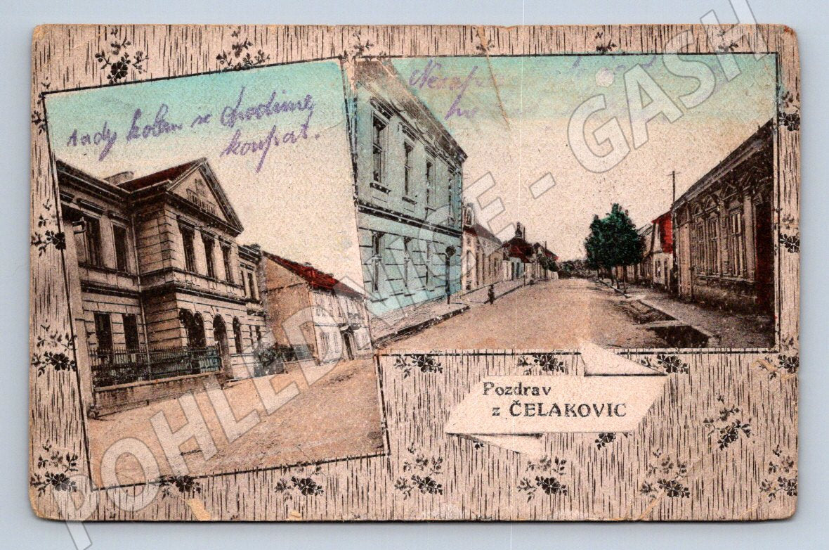 Pohlednice Čelákovice pozdrav (P1491)
