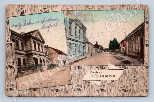 Pohlednice Čelákovice pozdrav (P1491)