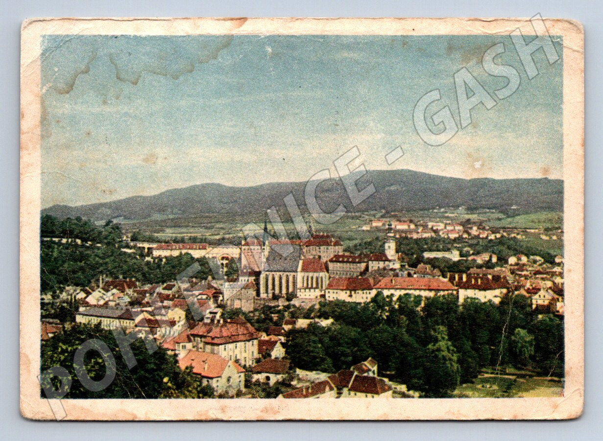 Pohlednice Český Krumlov historické město s hradem (P1495)